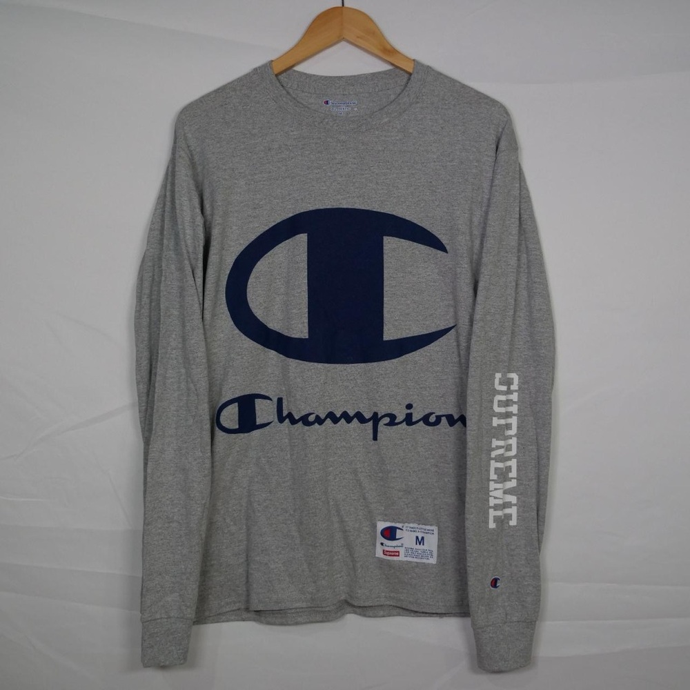 NWT Supreme x Champion L/S Tee